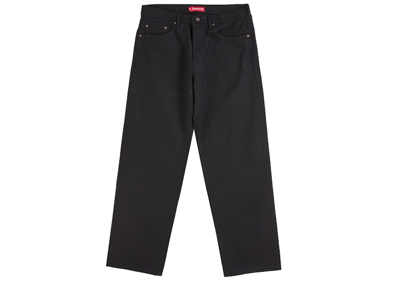 Supreme Rigid Loose Fit Selvedge Jean (SS26) Rigid Black