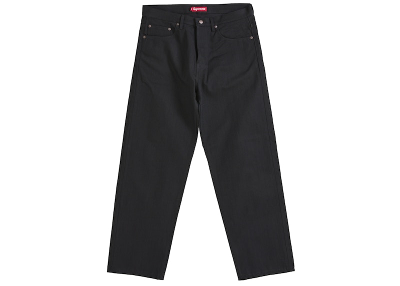 Supreme Rigid Loose Fit Selvedge Jean Rigid Black