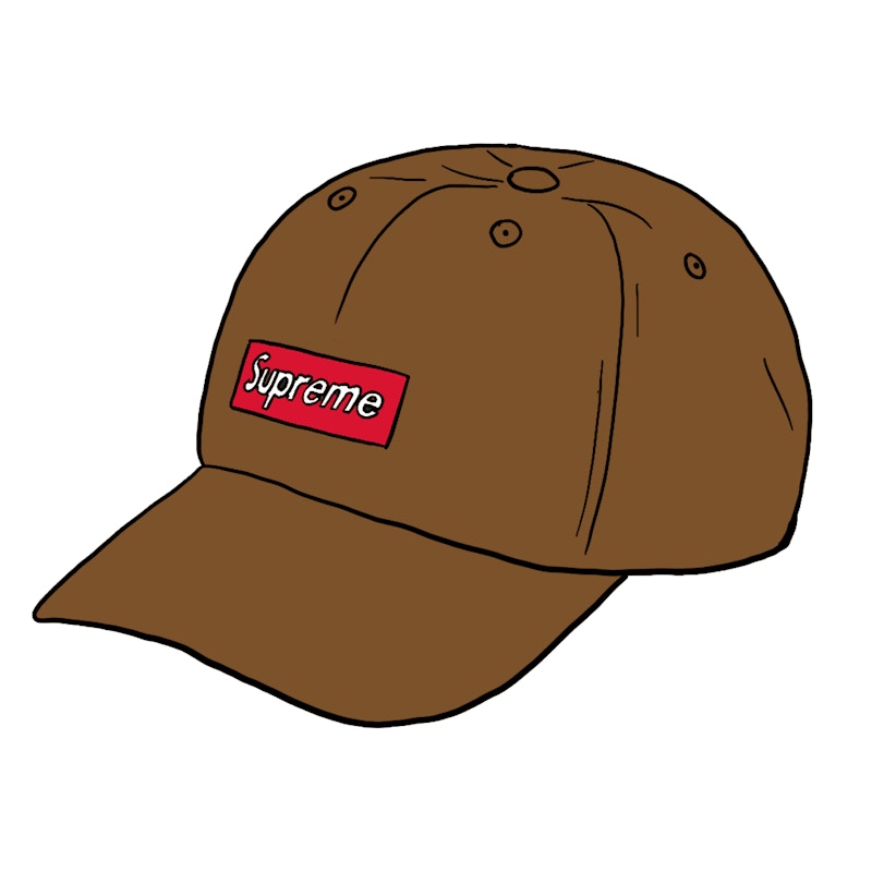 Buy Supreme Ripple Corduroy Small Box 6-Panel Cokelat