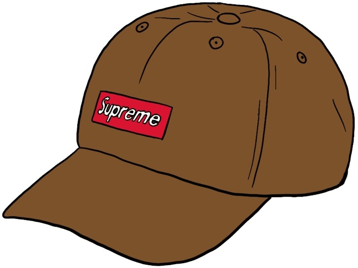 supreme-ripple-corduroy-small-box-6-panel-brown