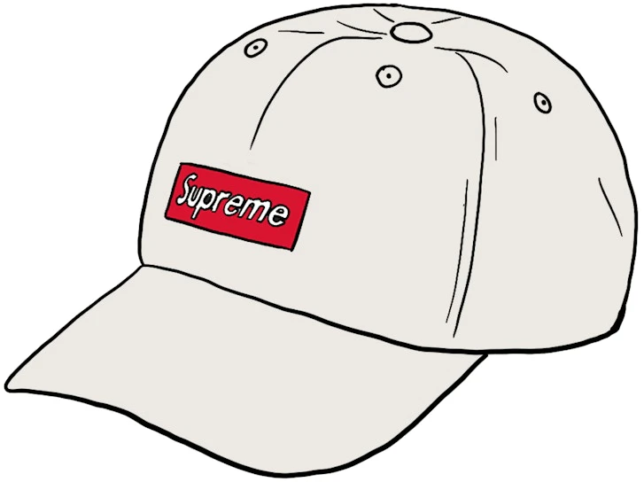 supreme-ripple-corduroy-small-box-6-panel-white