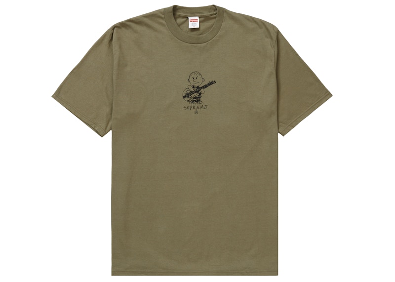 Buy Supreme Rocker Tee Light Olive (FW21) - Baju Supreme Rocker Olive Muda (FW21)