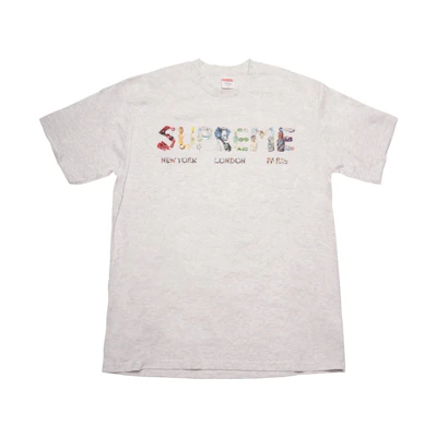 Supreme Rocks Tee Ash Grey