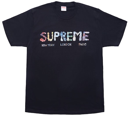Supreme Rocks Tee Black Buy Supreme Rocks Tee Black
