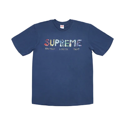 Supreme Rocks Tee Dark Slate