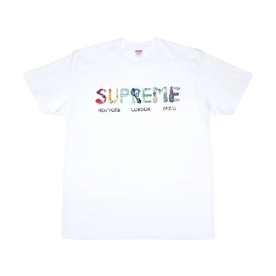 Supreme Rocks Tee White