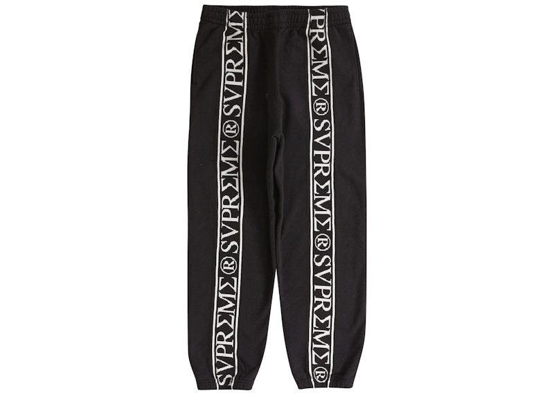 Supreme Roman Sweatpant Black