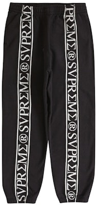 Supreme Roman Sweatpant Black Buy Supreme Roman Sweatpant Black