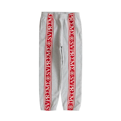 Supreme Roman Sweatpant Heather Grey