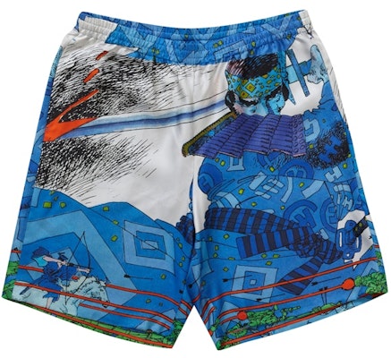 至高浪人藍色絲質短褲 Buy 至高浪人藍色絲質短褲