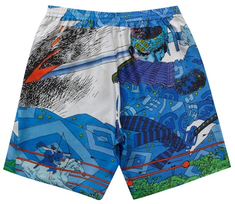 至高浪人藍色絲質短褲 Order 至高浪人藍色絲質短褲