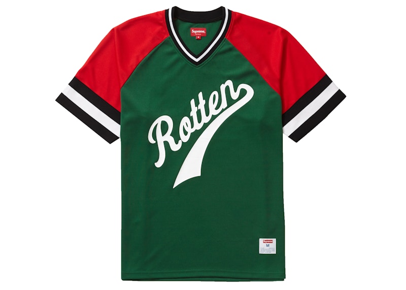 Supreme Rotten Baseball Top Dark Green
