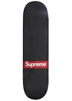 Supreme Routed Box Logo Skateboard Deck Black