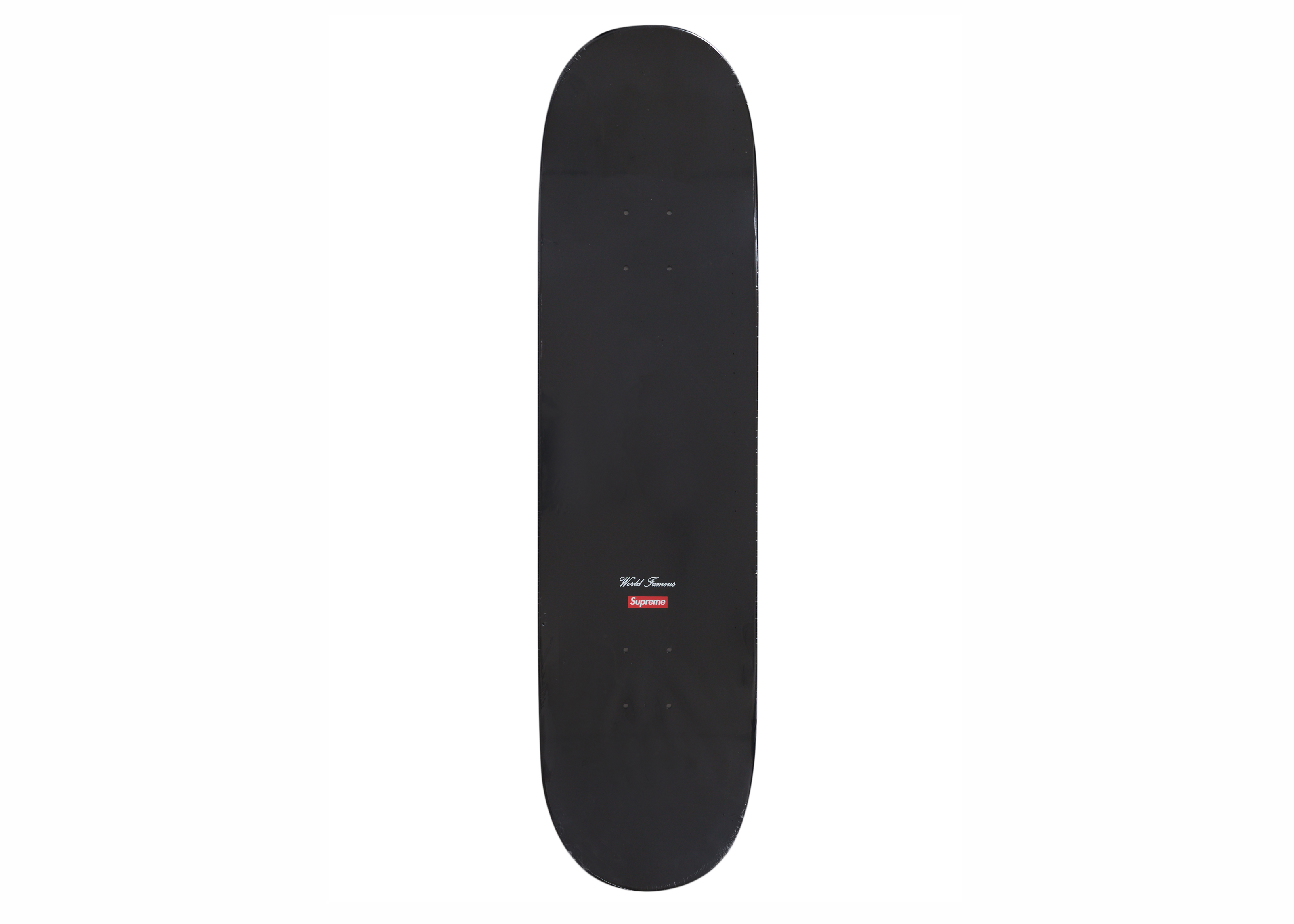 Order Supreme Routed Box Logo Papan Skateboard Hitam