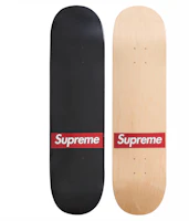 Supreme Routed Box Logo Skateboard Deck Set Multicolor Supreme Routed Box Logo Skateboard Deck Set Multicolor