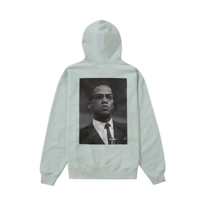 Supreme Roy DeCarava Malcolm X Hooded Sweatshirt Pale Mint