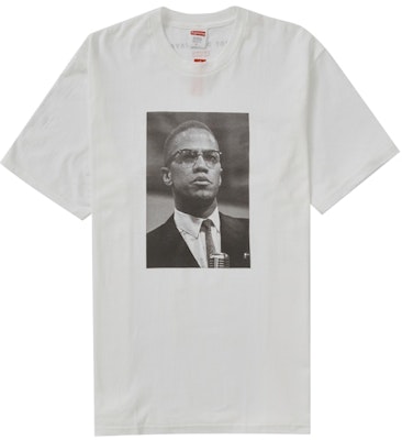Supreme Roy DeCarava Malcolm X Tee White Buy Supreme Roy DeCarava Malcolm X Tee White