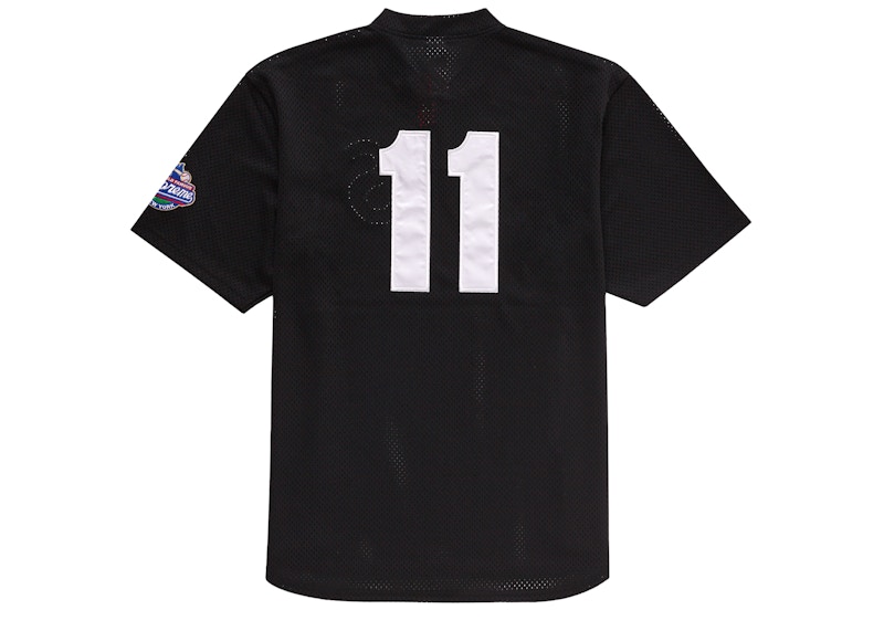 Order Supreme S Logo Baseball Henley Hitam