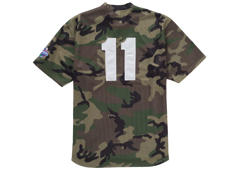 Order シュプリーム Sロゴ ベースボール ヘンリー ウッドランドカモ