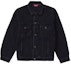 Buy Supreme S Logo Denim Trucker Jacket Washed Black