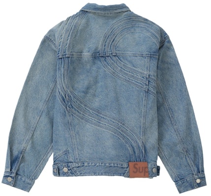 シュプリーム Sロゴ デニム トラッカージャケット ウォッシュブルー Order シュプリーム Sロゴ デニム トラッカージャケット ウォッシュブルー