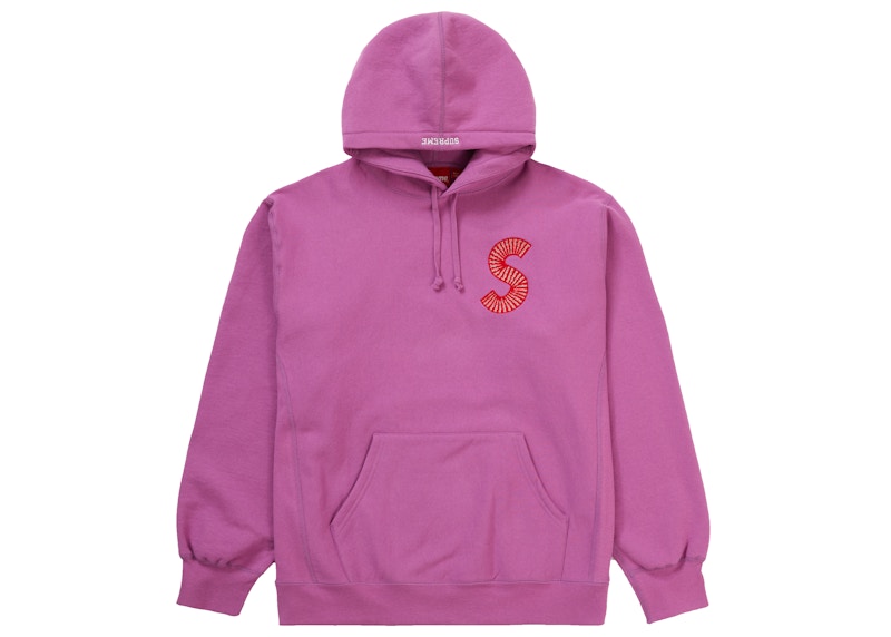 Supreme S Logo Hooded Sweatshirt (FW20) Bright Purple