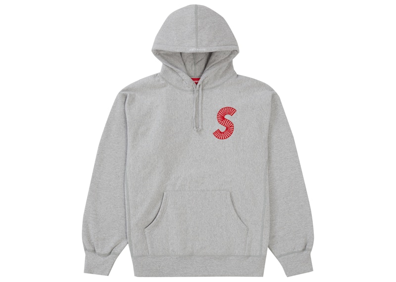 Supreme S Logo Hoodie (FW20) Heather Grey