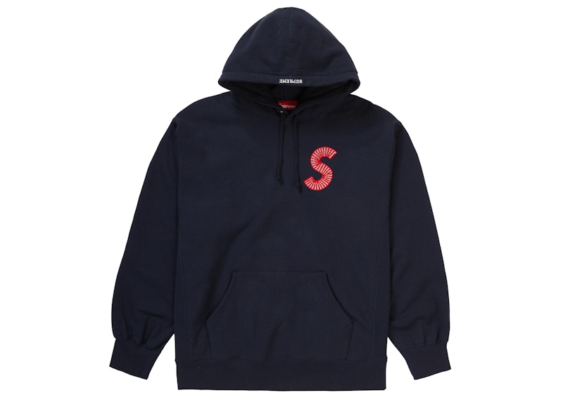 Buy Supreme S 標誌連帽衫 (FW20) 海軍藍