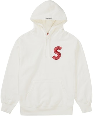 Supreme S Logo Hoodie (FW20) Putih Buy Supreme S Logo Hoodie (FW20) Putih