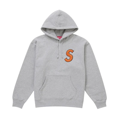 Supreme S Logo Hooded Sweatshirt (SS25) Ash Grey