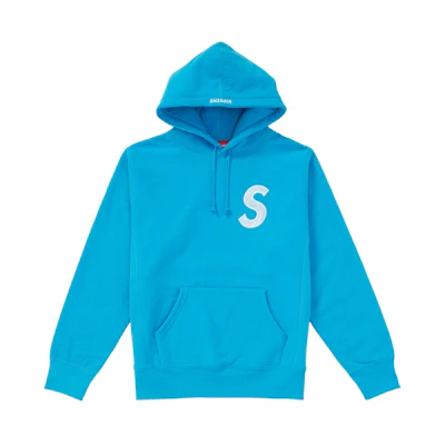 Supreme S Logo Hooded Sweatshirt Bright Royal