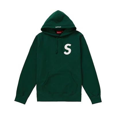Supreme S Logo Hooded Sweatshirt Dark Green