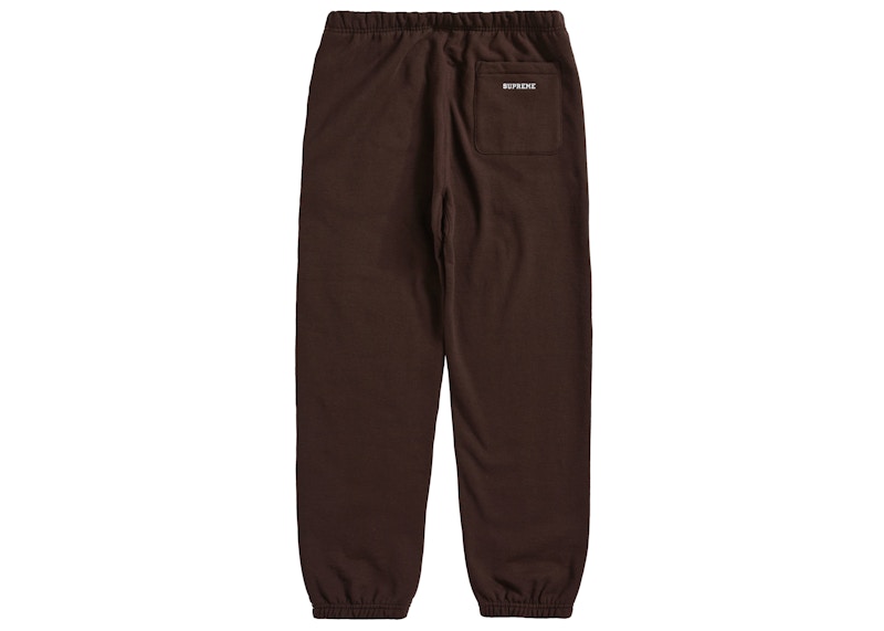 Supreme S Logo Split Sweatpant Tan 圖 2
