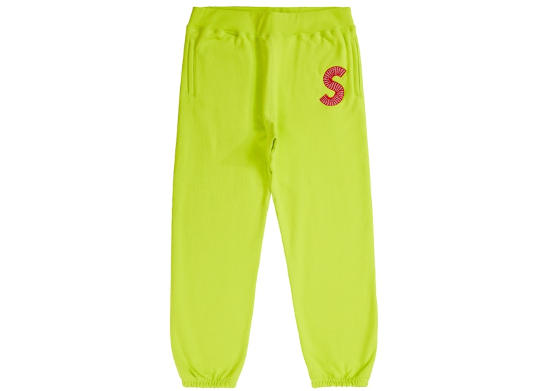 Buy Supreme Pantalón S Logo (FW20) Verde Ácido