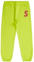 Supreme S Logo Sweatpant (FW20) Acid Green Supreme S Logo Sweatpant (FW20) Acid Green