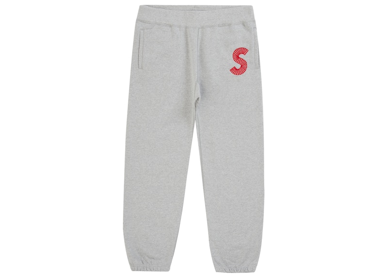 Supreme S Logo Sweatpant (FW20) Heather Grey