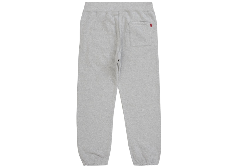 Supreme S Logo Sweatpant (FW20) Heather Grey 圖 2