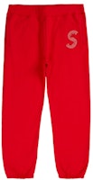 Supreme S Logo Sweatpant (FW20) Red