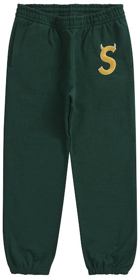 supreme-s-logo-sweatpant-fw-22-dark-green