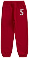 Supreme S Logo Sweatpant (FW22) Red