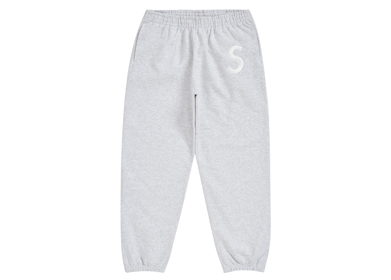 Supreme S Logo Sweatpant (FW24) Ash Grey