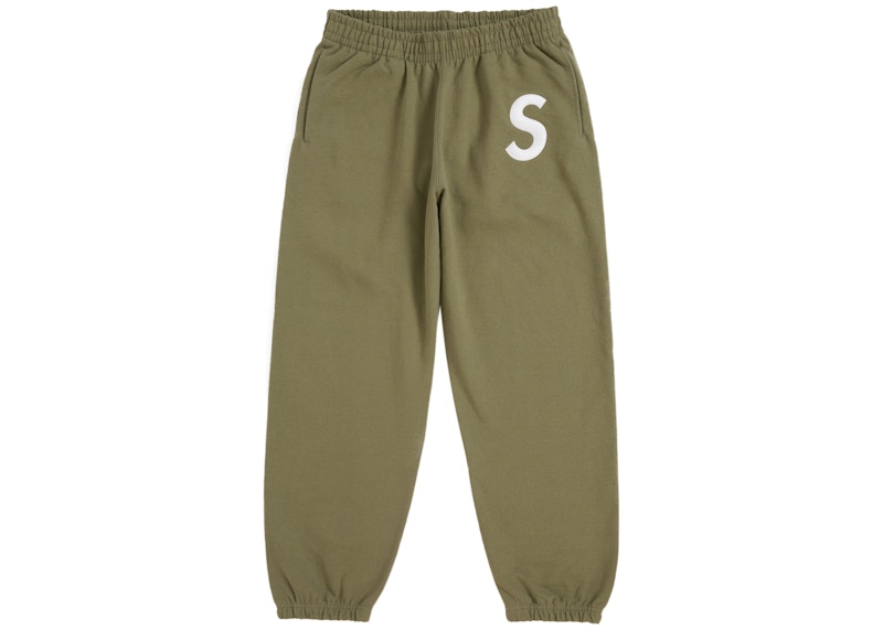 Supreme S Logo Sweatpant (FW24) Light Olive