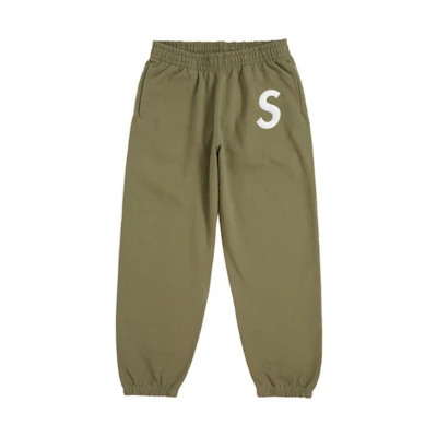 Supreme S Logo Sweatpant (FW24) Light Olive