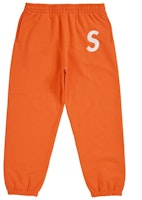 Supreme S Logo Sweatpant (FW24) Orange