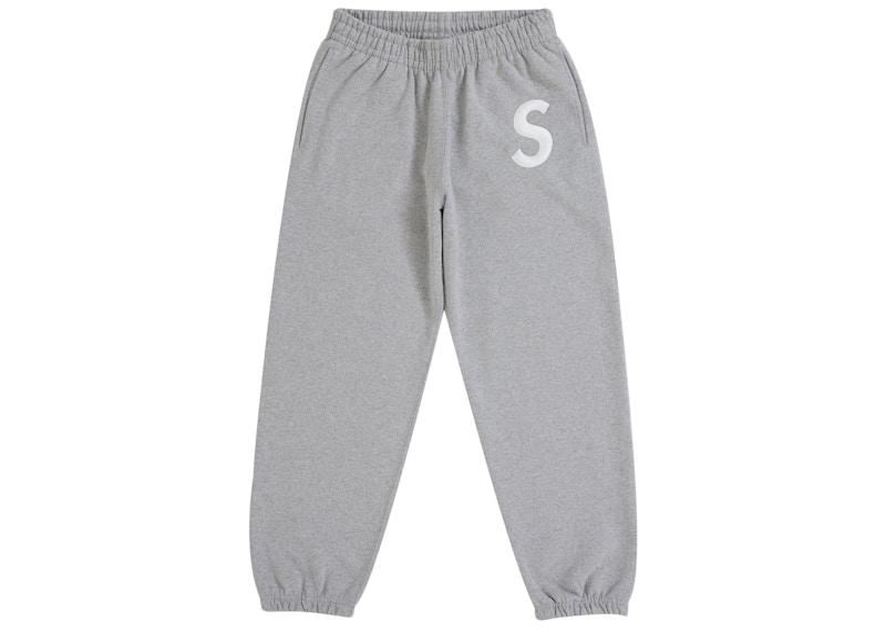 Supreme S Logo Sweatpant (FW25) Heather Grey