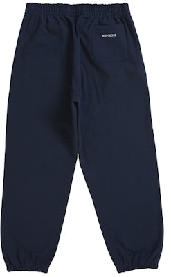 Seluar Sweatpant Supreme S Logo (FW25) Navy Order Seluar Sweatpant Supreme S Logo (FW25) Navy