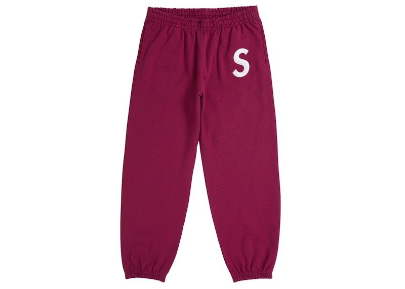 Supreme S Logo Sweatpant (FW25) Red