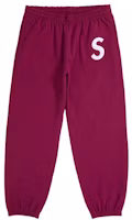 Supreme S Logo Sweatpant (FW25) Red Supreme S Logo Sweatpant (FW25) Red