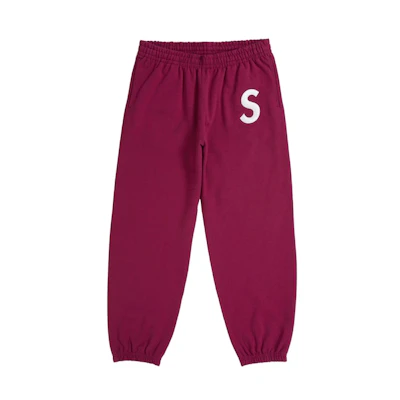 Supreme S Logo Sweatpant (FW25) Red