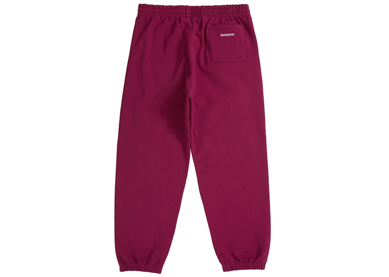 Supreme S Logo Sweatpant (FW25) Red 圖 2